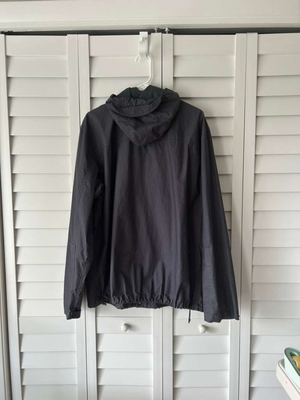 Daslu Hooded Lightweight Utility Rain Jacket Black Size G - Picture 3 of 16